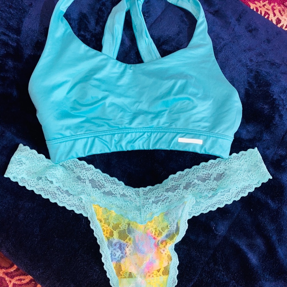 Aerie & PINK lingerie set